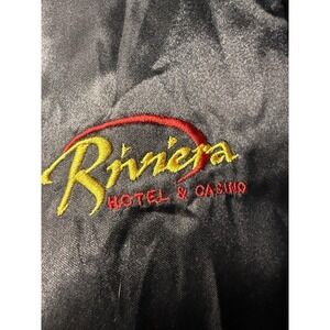 Riviera Hotel & Casino Vintage 1980's Men's Wise Guy Collecters Jacket Size L